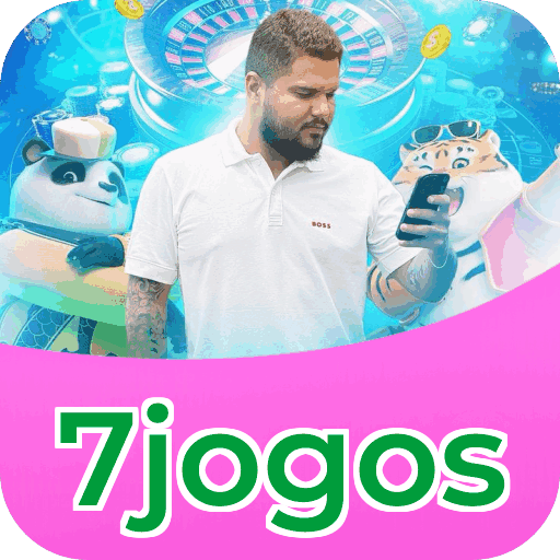 Passo a passo visual mostrando processo de download e instalação do aplicativo 7jogos